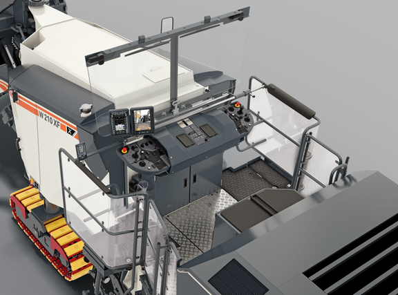 W 210 XF Operators Platform | Grafik | 0001 HI