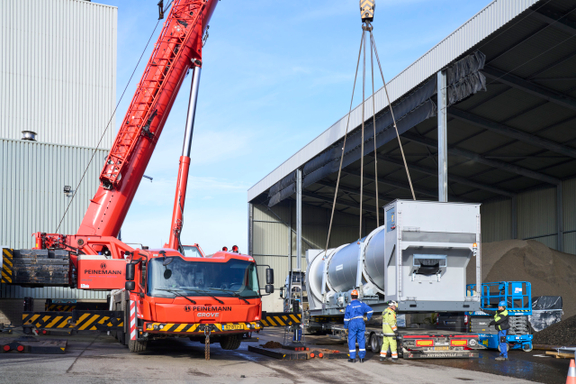 Dryer drum Burner Retrofit Netherlands Eindhoven KWS Jobsite 2025 | Photo | 0198
