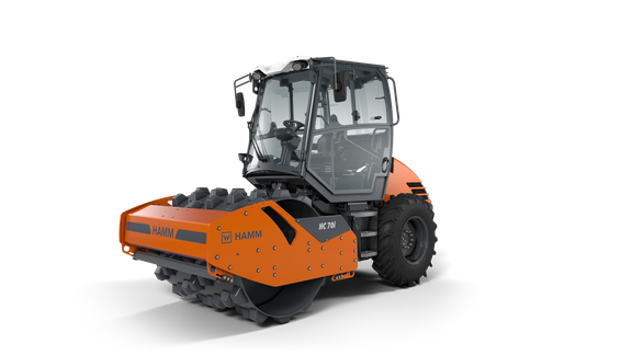 HC 70i P Compactor with padfoot drum