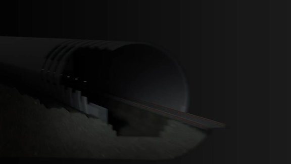  Wirtgen 260 SX(i): Profilierung und Absenkung von Tunnelsohlen