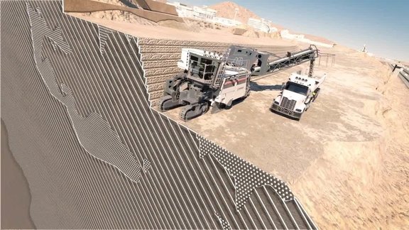  Wirtgen 260 SX(i): Trassierung für den Straßenbau