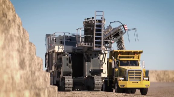 Wirtgen 260SX(i): Erstellung von Hafenbecken