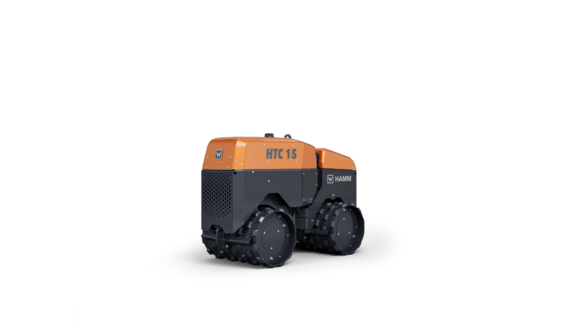 HTC 15 Trench roller with two vibration padfoot drums