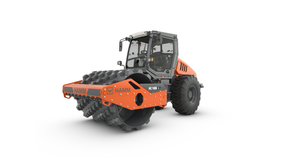 HC 100i G P Compacteur monocylindre avec cylindre à pieds dameurs