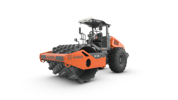 HC 130i G P Compactor with padfoot drum