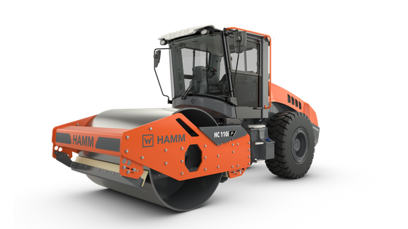 HC 110i Compactor with smooth drum