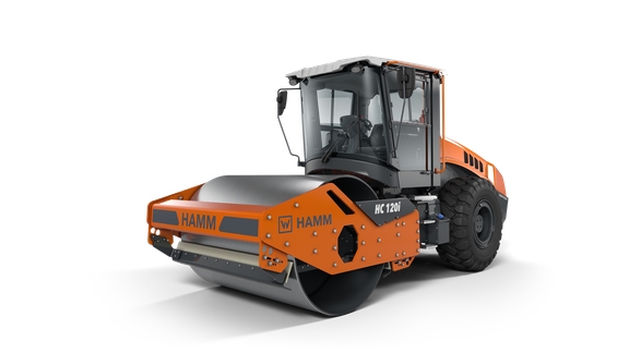 HC 120i Compactor with smooth drum