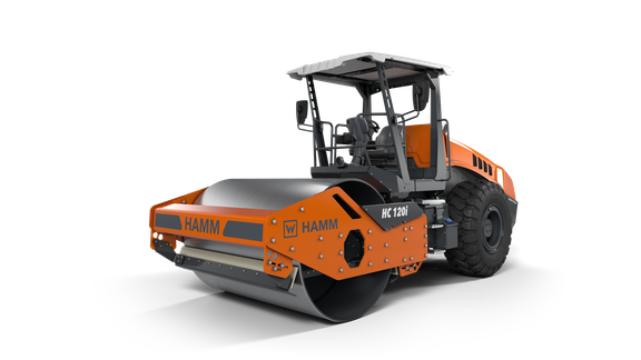 HC 120i Compactor with smooth drum