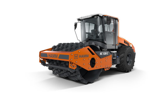 HC 120i C P Compactor with padfoot drum