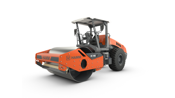 HC 100i Compactor with smooth drum