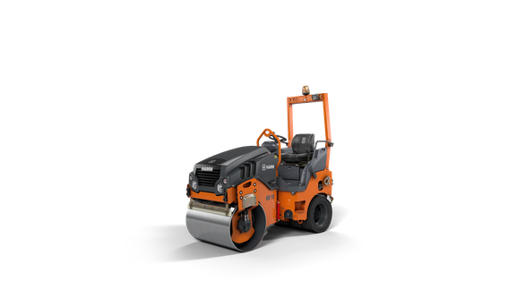 HD 10 VT Tandem roller with vibration drum and set of wheels