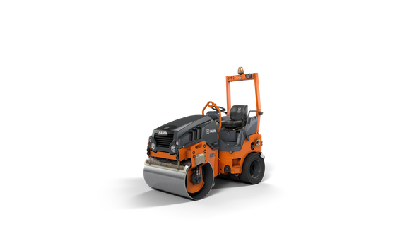 HD 12 VT Tandem roller with vibration drum and set of wheels