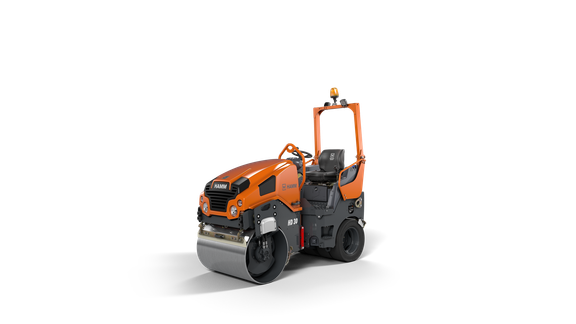 HD 30 VT Tandem roller with vibration drum and set of wheels