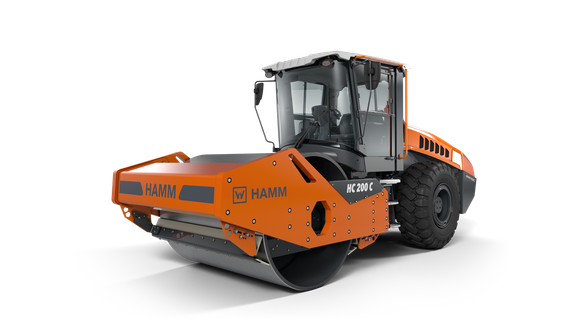 HC 200 C Compactor with smooth drum