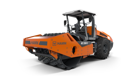 HC 250i C P Compactor with padfoot drum