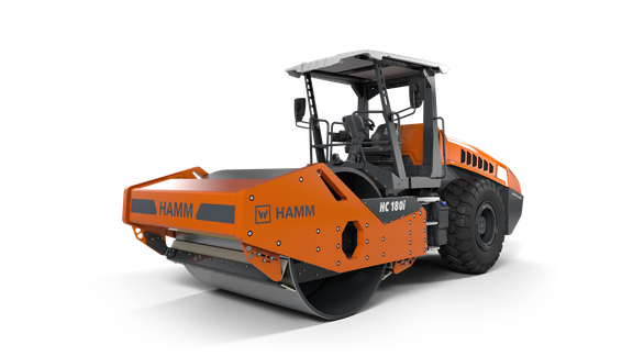 HC 180i Compactor with smooth drum
