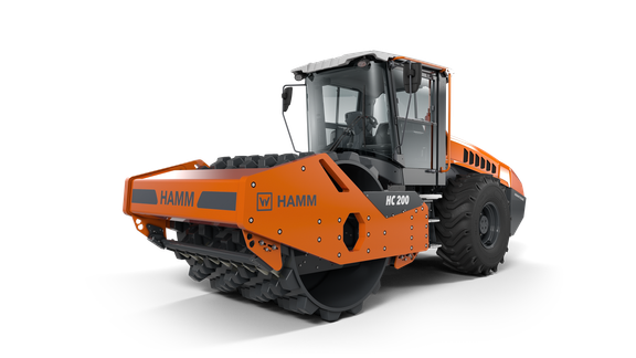 HC 200 P Compactor with padfoot drum