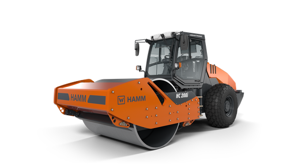 HC 208i Compactor with smooth drum