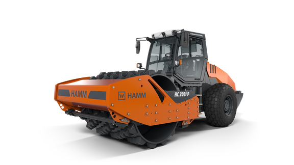 HC 208i P Compactor with padfoot drum