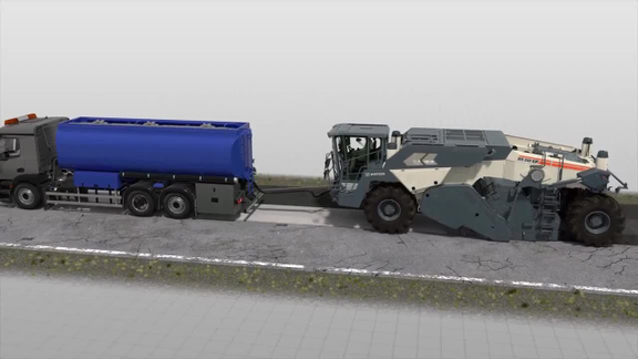 WR-Serie - Kaltrecycling mit Zement | Animation | EN-GB