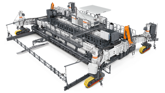 SP 124 Extendedoras de encofrado deslizante entre orugas