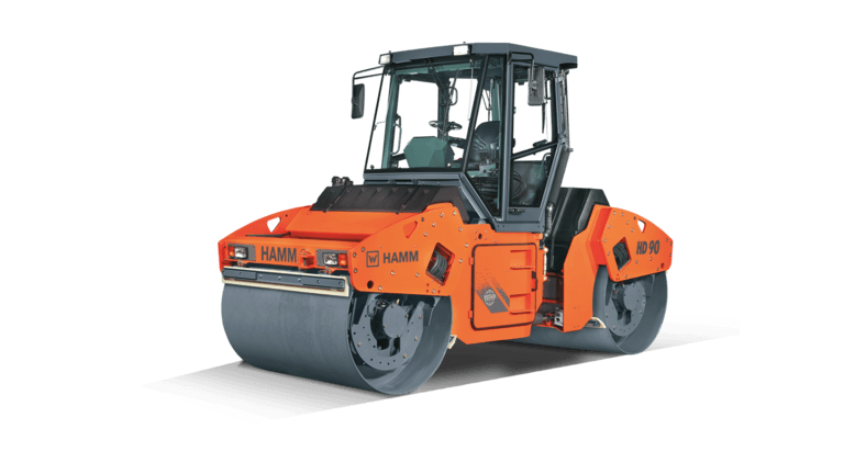 Tandem roller with two vibrating roller drums HD 90