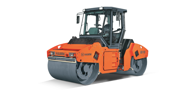 Tandem roller with vibration and oscillation drum HD O90V