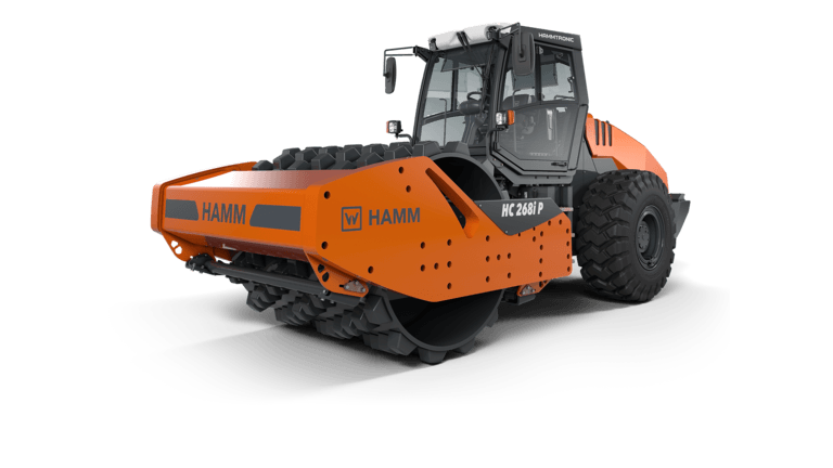 带凸块式钢轮的土方压实压路机 HC 268i P