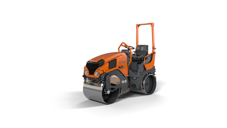 Tandem roller with two vibrating roller drums HD 18 VV