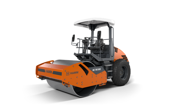 Compactor with smooth drum HC 70i
