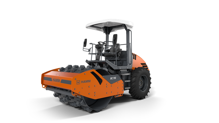 Compactor with padfoot drum HC 70i P