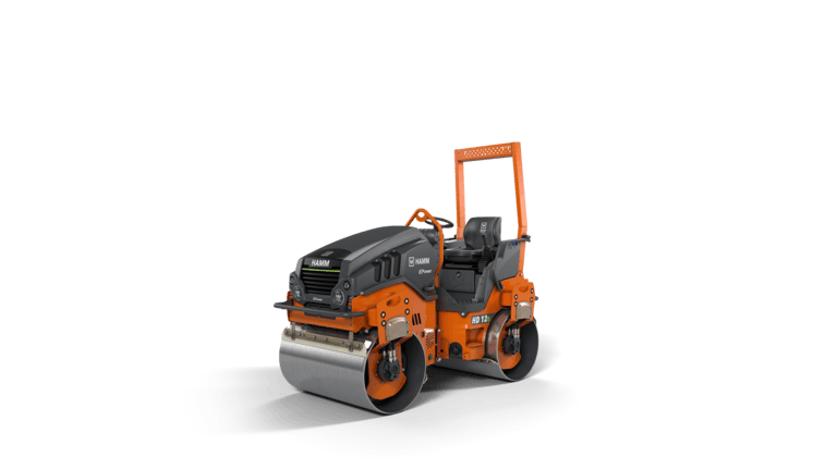 Tandem roller with two vibrating roller drums HD 12e VV