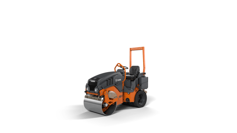 Tandem roller with vibrating roller drum and set of wheels HD 9 VT