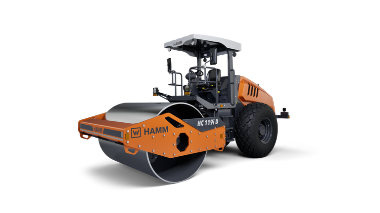 Compactor with smooth drum HC 119iD