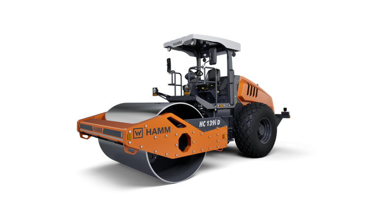 Compactor with smooth drum HC 139iD