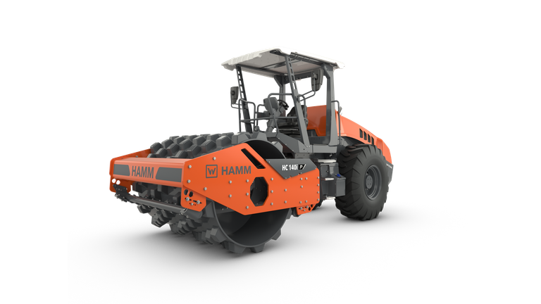 Compactor with padfoot drum HC 140i P