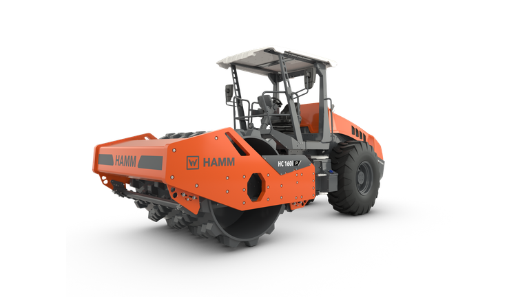 Compactor with padfoot drum HC 160i P