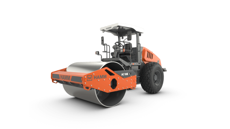 Compactor with smooth drum HC 100i G