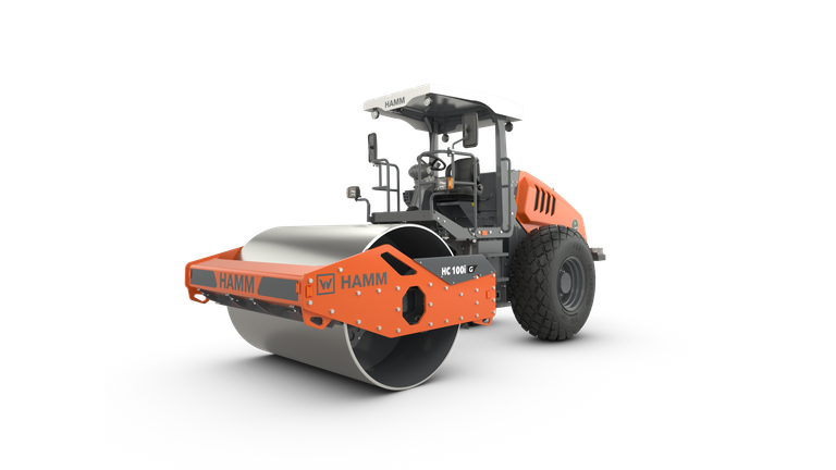Compactor with smooth drum HC 100i G