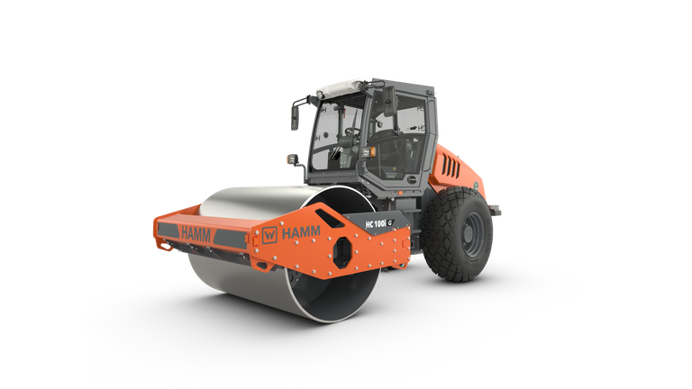 Compacteur monocylindre avec cylindre lisse HC 100i G