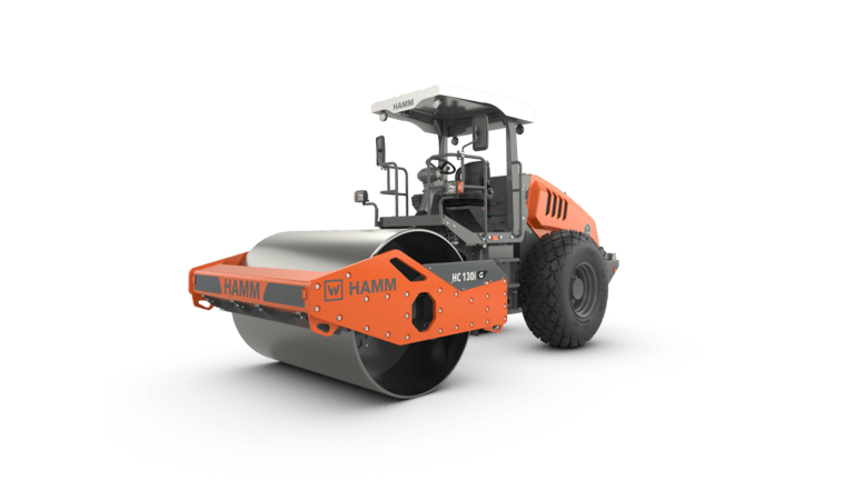 Compactor with smooth drum HC 130i G