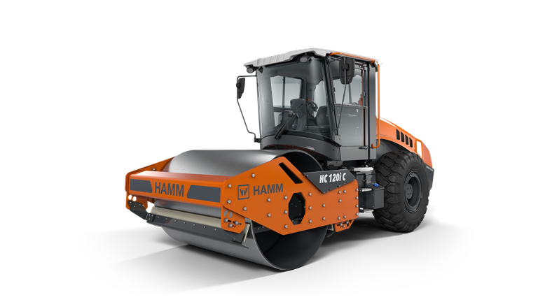 Compactor with smooth drum HC 120i C