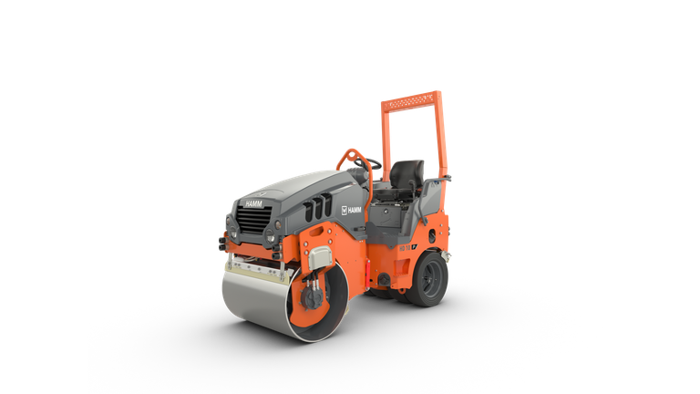 Rodillo tándem con tambor de vibración y juego de ruedas HD 10 VT