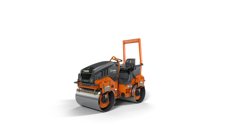 Tandem roller with two vibration drums HD 12e VV