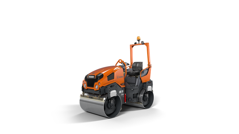 Tandem roller with two vibration drums HD 35 VV