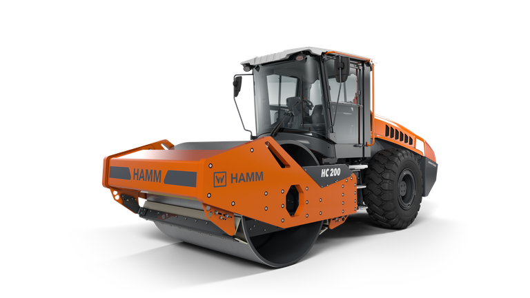 Compactor with smooth drum HC 200