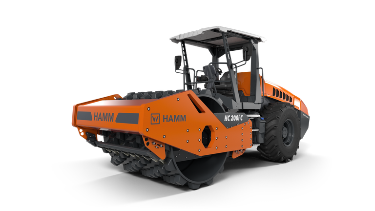 Compactor with padfoot drum HC 200i C P