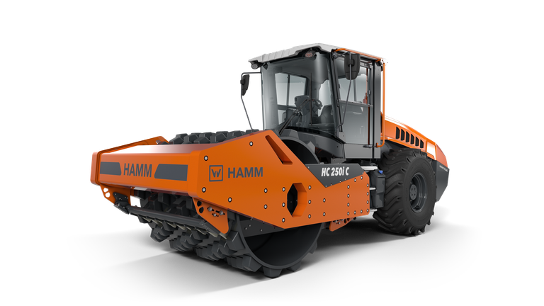 Compactor with padfoot drum HC 250i C P