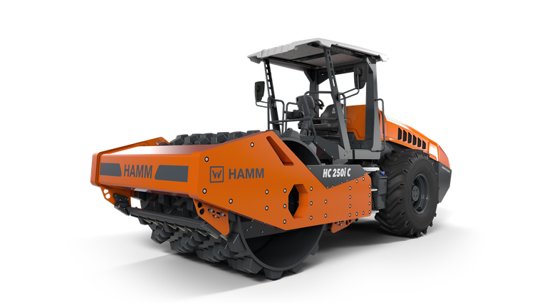 Compactor with padfoot drum HC 250i C P