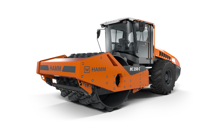 Compactor with padfoot drum HC 250 C P